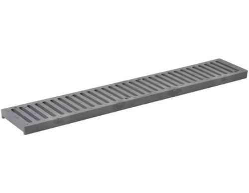 NDS 241 Spee-D Channel Drain Grate, 24&#034;X4-1/8&#034;, Gray