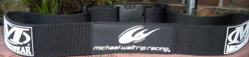 Custom mechanix wear michael waltrip racing adjustable radio belt for sale