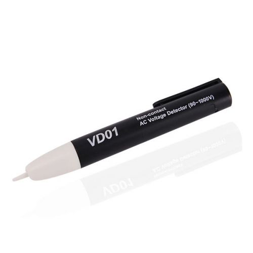 AC Electric Voltage Detector Sensor Tester Pen 90 - 10 Black