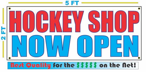 HOCKEY SHOP NOW OPEN Banner Sign NEW Larger Size Best Quality for the $$$