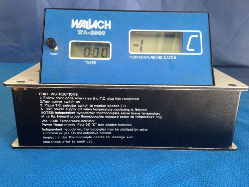 Wallach WA-2000 Cryosurgical System Timer