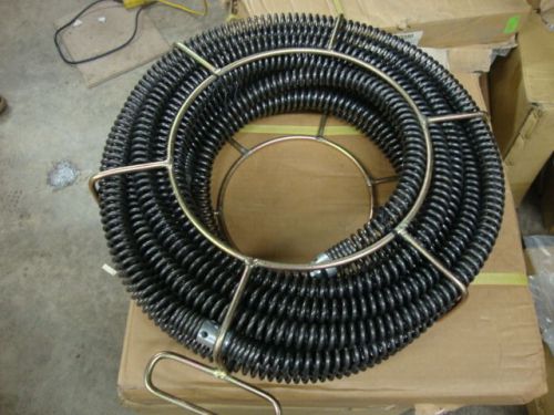 C 7 c7   7/8  pipe drain cleaner cable sewer snake 4 sections   62 feet total for sale
