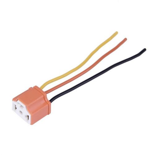 Female Ceramic Headlight Connector Pigtail Plug Adapter Socket H4/9003/HB2 KG