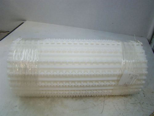 Habasit conveyor belt 24&#034; x 10&#039; flat top polyethylene natural white M5060