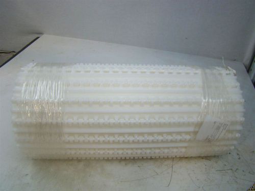 Habasit conveyor belt 24&#034; x 10&#039; flat top polyethylene natural white M5060
