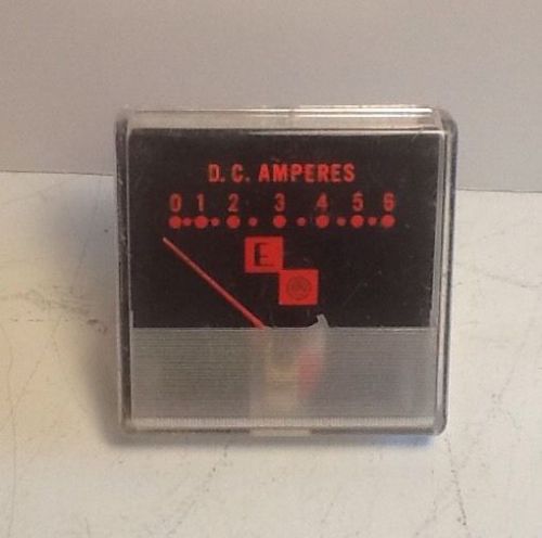 Vintage EMICO D. C. AMPERES 0 - 6 AMP Meter ( V G Condition )