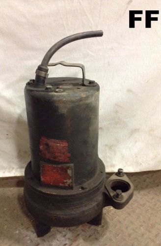 Dayton 4HU89 Submersible Sewage Pump 2HP 3450rpm 480V 3PH 60Hz