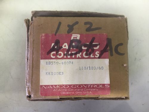 NAMCO CONTROLS EB550-40074 KK100E3 NEW IN BOX 110/120/60 SOLENOID SEE PICS #A55