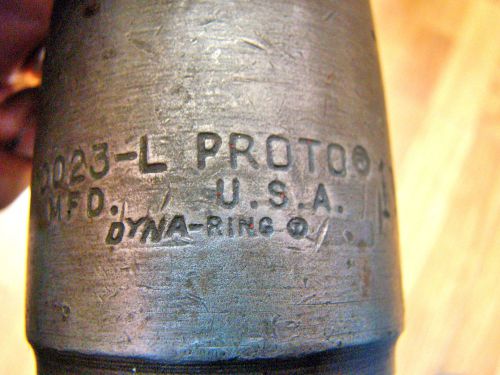 PROTO 10023L 1 IN SQUARE DRIVE DEEP SE 6 POINT IMPACT SOCKET 1-7/16 IN B488494