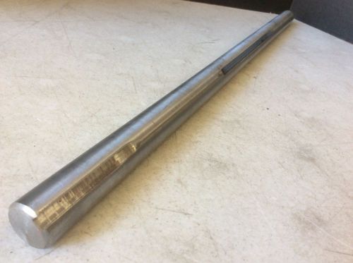 Build your own buffer/polisher -  steel shaft w/1/4&#034; keyway - 1&#034; x 23.75&#034; long for sale