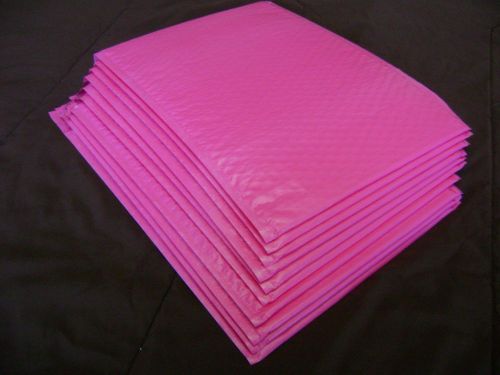 10 Hot Pink 10x15 Bubble Mailer Self Seal Envelope Padded Protective Mailer