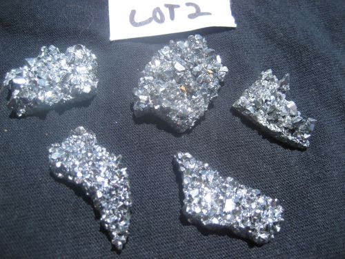 5 Pure Chromium Crystals 52 grams. For element collection, jewelry making. lot 2
