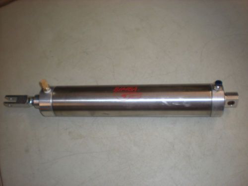 Bimba Model 7013-DXPK Stainless Steel Pneumatic Cylinder - 13&#034; Travel - Tests OK