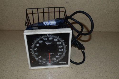 WELCH ALLYN TYCOS BLOOD PRESSURE GAUGE WITH LARGE ADULT CUFF