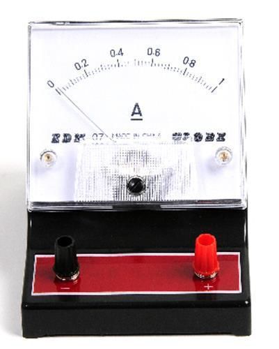 DC Ammeter Red 0-1A