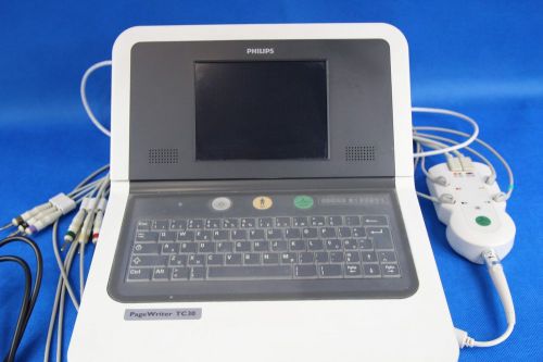 Philips PageWriter TC30 TC-30 ECG with a 12 LEAD PIM Module