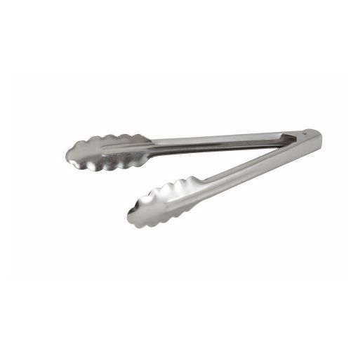Winco ut-9, 9-inch heavyweight utility tong, stainless steel for sale