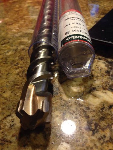 Metabo concrete bit 7/8 x 12 x 17 w/4 cutters made in germany for sale