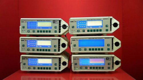*LOT OF SIX* NOVAMETRIX Mars Tech 2001 Pulse Oximeter - Powered Up (LOW COST)