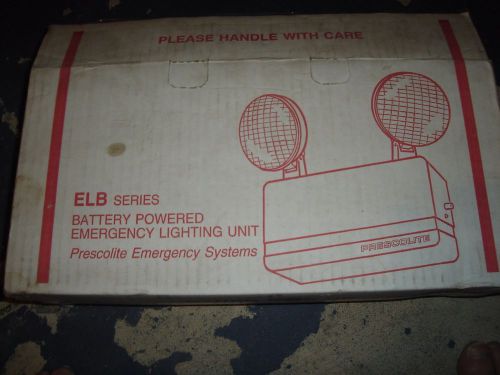 Prescolite emergency lighting battery powered elb series free shipping for sale