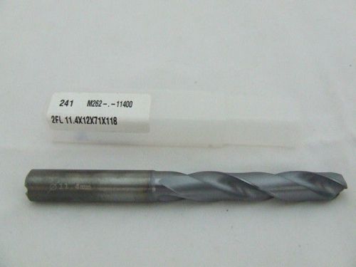 NEW HANITA M262 SOLID CARBIDE DRILL 11.4x12x71x118