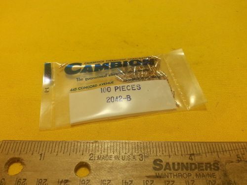 100/pk Cambion #160-2242-B Silver Plated Turreted Solder Terminals