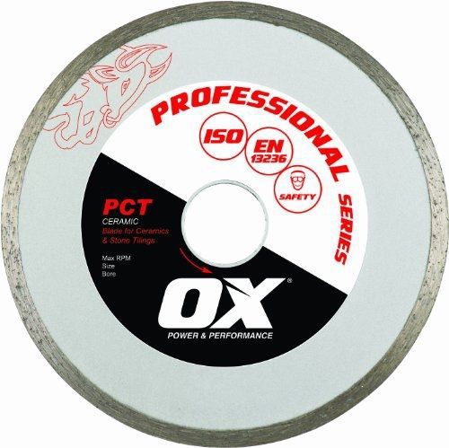 Ox OX OX-PCT-4 Professional Ceramics 4-Inch Diamond Blade, 7/8-Inch-5/8-Inch