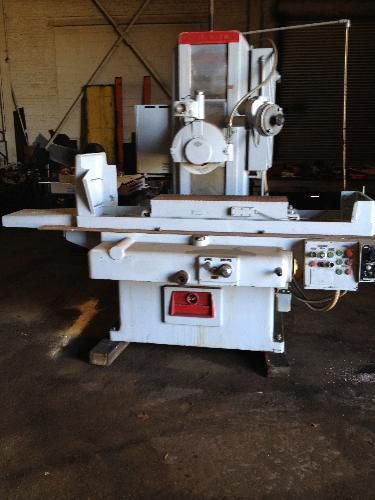 12&#034; w 36&#034; l gallmeyer &amp; livingston 556, 6&#034; ext. vertical surface grinder, auto i for sale