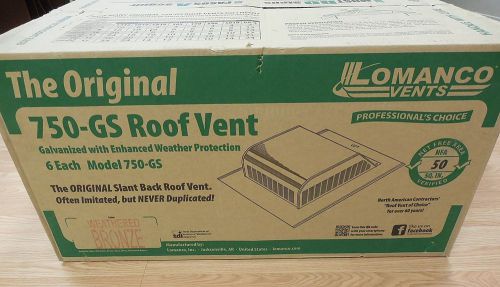 Lomanco vents 750gswb roof louver weathered bronze - pack of 6 for sale