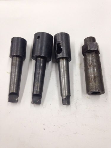 4pc lot 3 scully jones tap bit holder  lathe drill cnc tool holder 4mt shank for sale