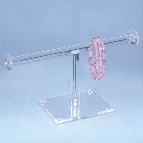 Clear acrylic t-bar display bracelet display bracelet display acrylic display for sale