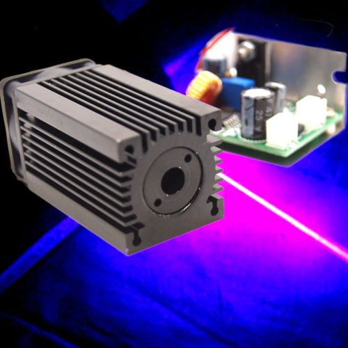 405nm Full 500mW Blue-Violet Laser Dot Module  w/h Power Adapter