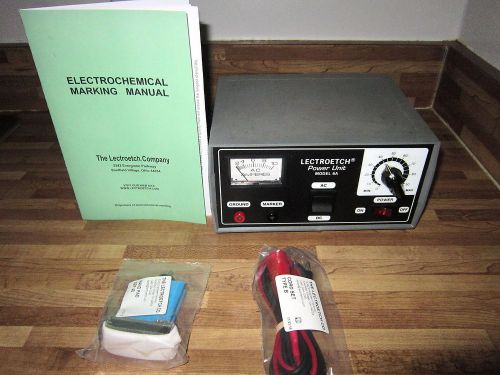 LECTROETCH ELECTROCHEMICAL MARKING POWER UNIT MODEL 6A WITH MANUAL