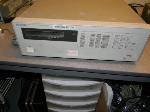 Hp 6621a system dc power supply, 80w, 2 outputs, gpib cable included for sale