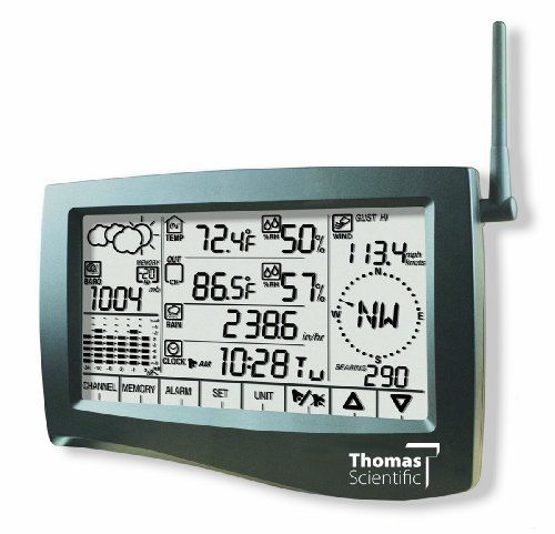 Thomas 4250 Wireless Weather System, 7.5&#034; Length x 5.75&#034; Width x 1.5&#034; Thick
