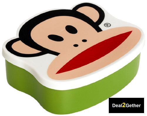 Storage Box Julius Monkey Tiny Head Design Green Container Food-Safe Material