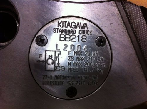 Kitagawa CHUCK  BB18&#039;   NEW  ( from a Machine )