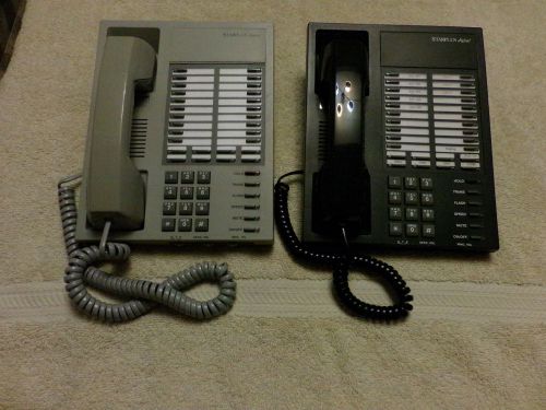 TWO  Starplus Digital 1412-71 Enhanced Key  Telephones  Charcoal+Grey