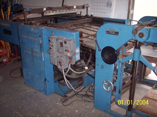 GENERAL CYLINDER PRESS 20 X 28 - SCREEN PRINTING PRESS - Needs to move out