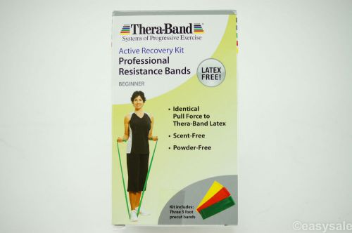 Thera-Band Professional Resistance Bands Latex Free (3 Bands)
