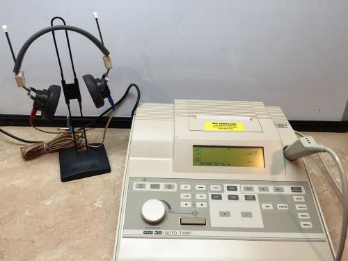 GSI 38 Version 3 Audiometer/Tympanometer with Current Calibration Certificate