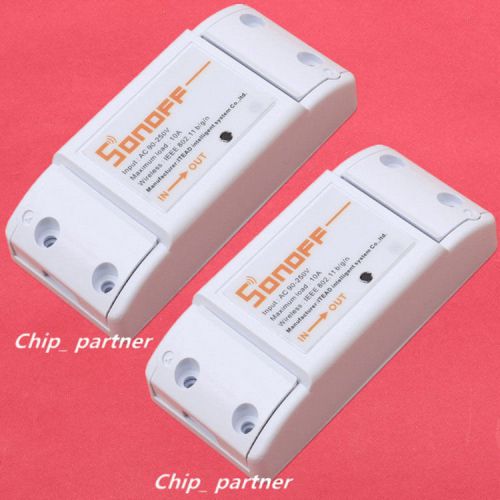 2x APP WIFI Wireless Remote Control Switch for Android IOS