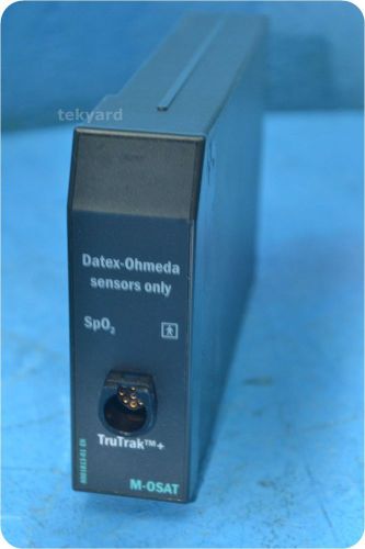 Datex ohmeda trutrak m-osat spo2 saturation module @ (127893) for sale