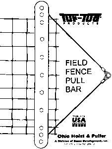 Fence pull bar,field for sale