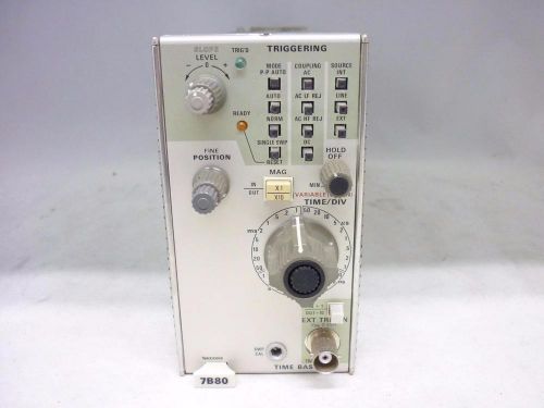 Tektronix Time Base 7B80 Plug-In For 7000 Series Oscilloscope