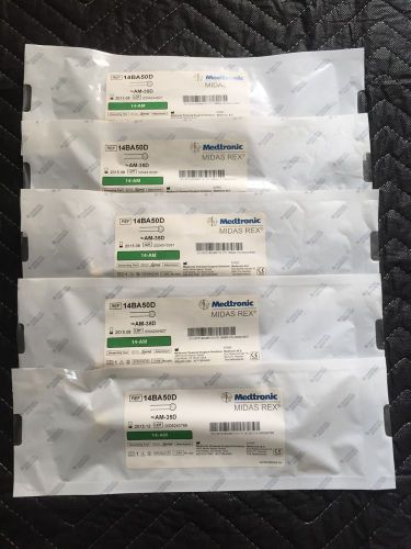MIx Lot of 5- Medtronic # 14-AM, Medtronic Midas Rex Legend Toos 14BA50D