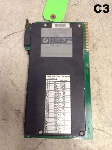 Allen Bradley 1771-IAD 120V AC/DC Input Module Rev B