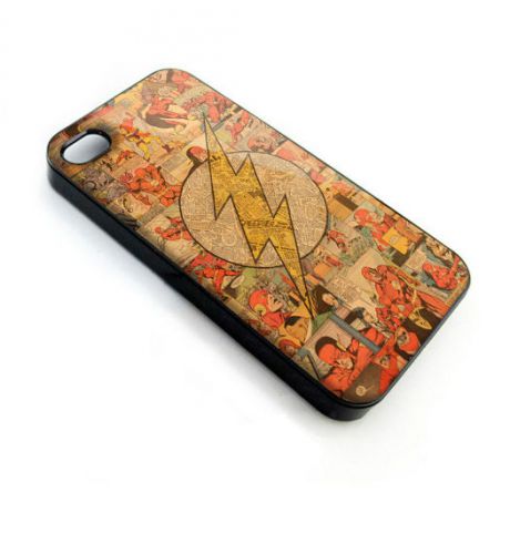 Flash Superhero Logo DC Comics Cover Smartphone iPhone 4,5,6 Samsung Galaxy