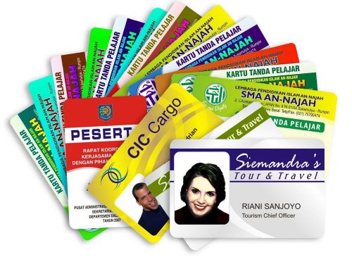Photo personalised custom id, membership - business card - plastic card printing for sale