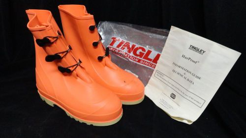 New* tingley hazproof (hazmat/chemical) orange steeltoe boot size 11 * pn: 82330 for sale